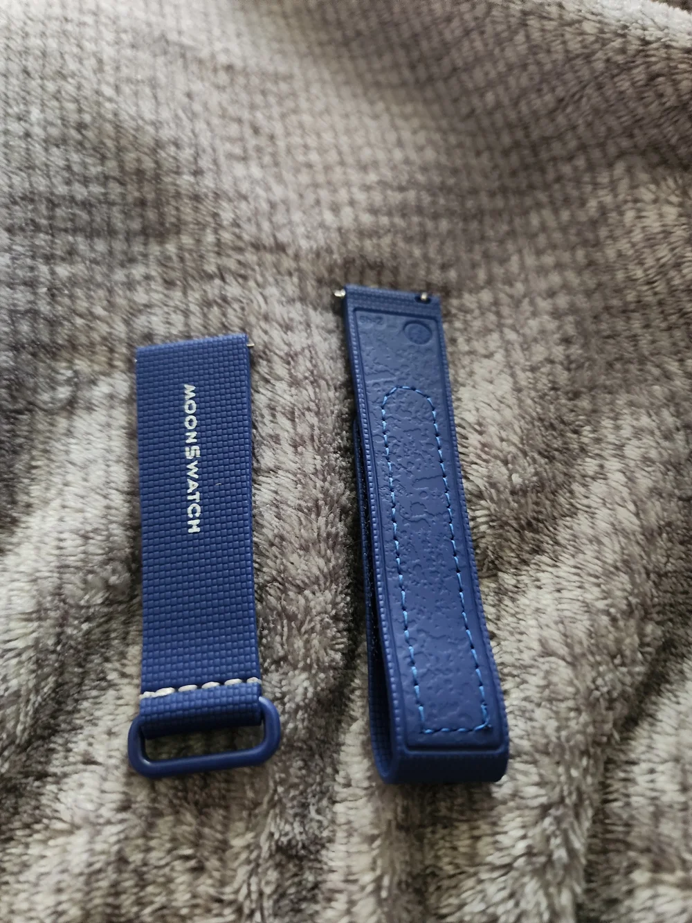 official Swatch x OMEGA Bioceramic MoonSwatch Navy Blue Rubber Strap.New